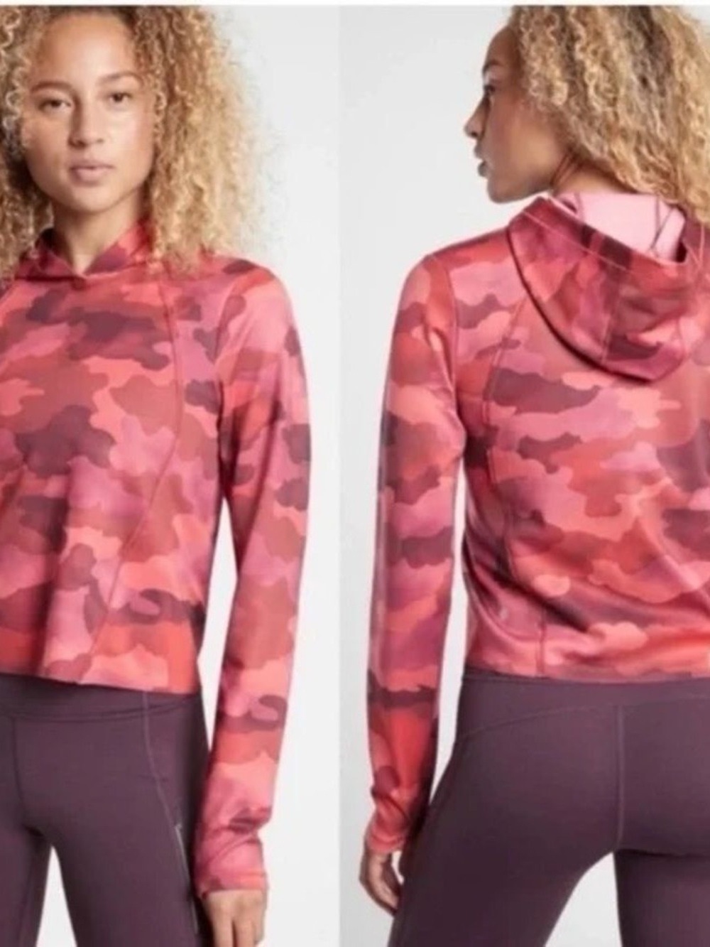 Athleta‎ Pinnacle Hoodie in Mantra Camo Size Large - Picture 8 of 8